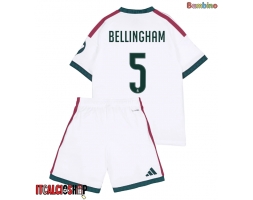 Real Madrid Jude Bellingham #5 Prima Maglia Bambino 2026-27 Manica Corta (+ Pantaloni corti)